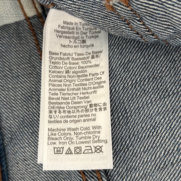 Madewell The Cleo Straight leg Jeans Plumville Dark Wash cotton highrise size 29 - Picture 13 of 13